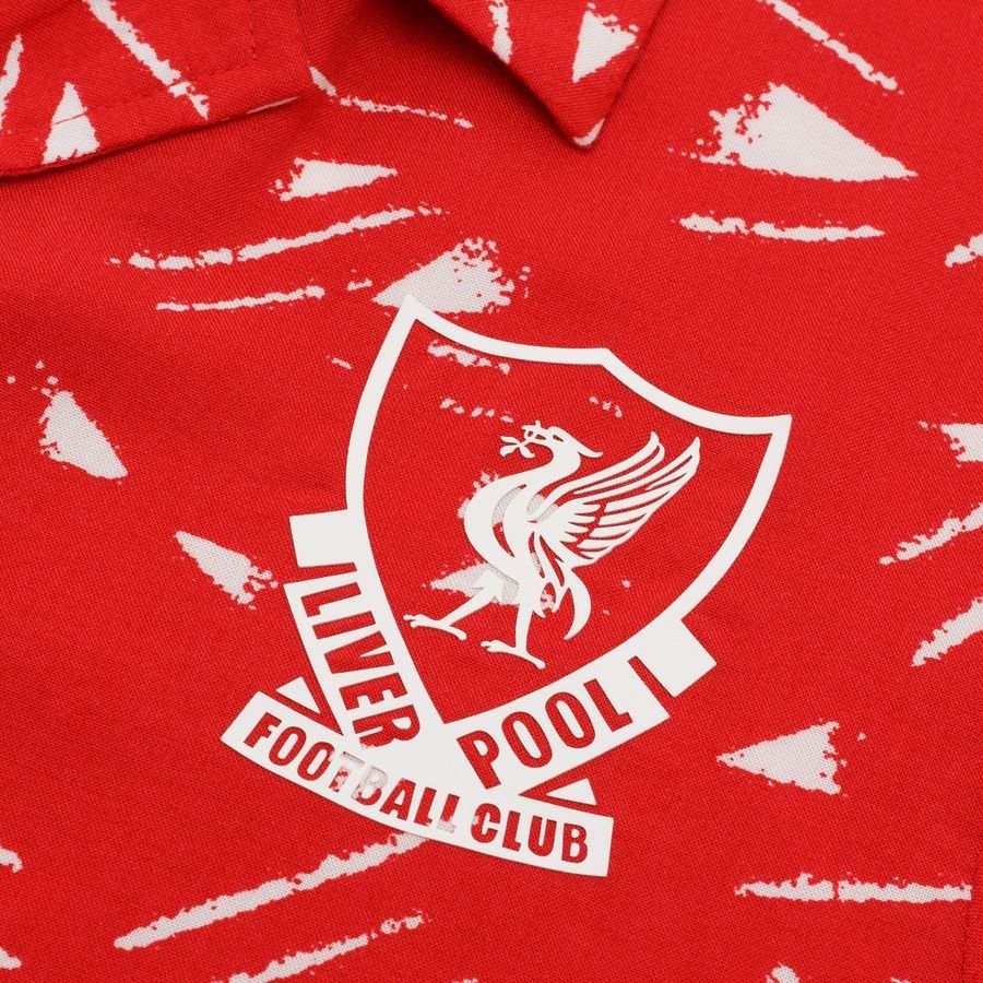Liverpool Button Through 1989/91 - Red - Men's-SoccerKits Hub | Buy Soccer Jerseys Online
